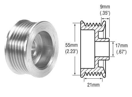 # 242254 - 6-Groove Pulley