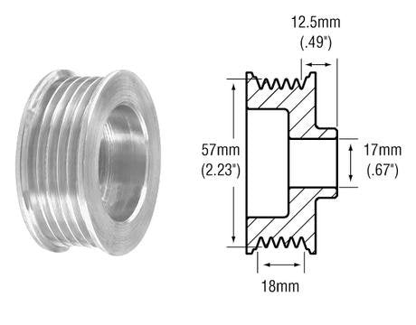 # 242271 - Alternator Pulley, 6-Groove