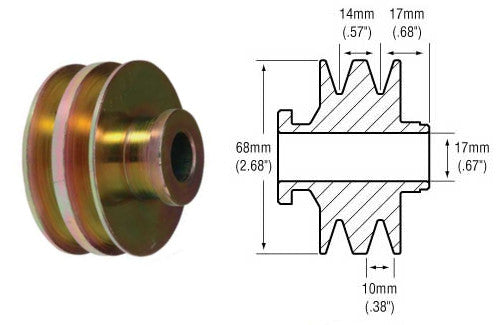 # 2422611 - 8-Groove Standard Pulley