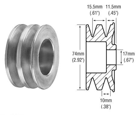 # 2482258 - 4-Groove Alternator Pulley