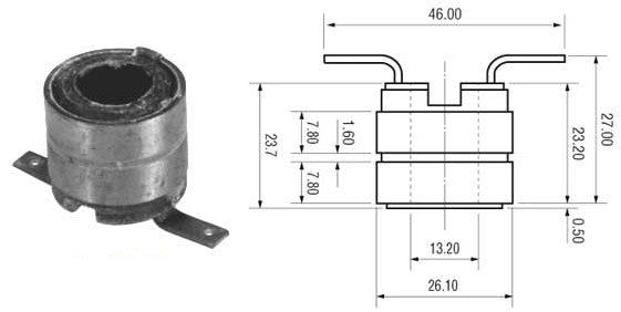 # 281854 - Slip Ring, Rotor, Delco CS121, CS130 Series Alternators