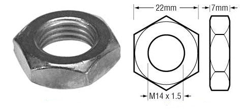 # 852601 - Pulley Hex Nut, 5-pack, M14, Denso and Mitsubishi Alternators