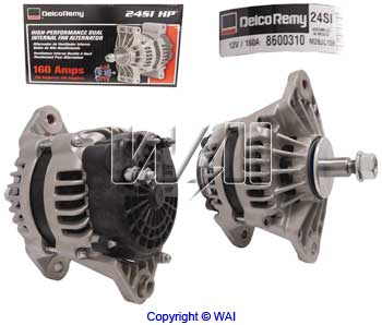 # 8600310 - Alternator, 160 Amp, 12 Volt, CW, Replaces Delco 24SI HP