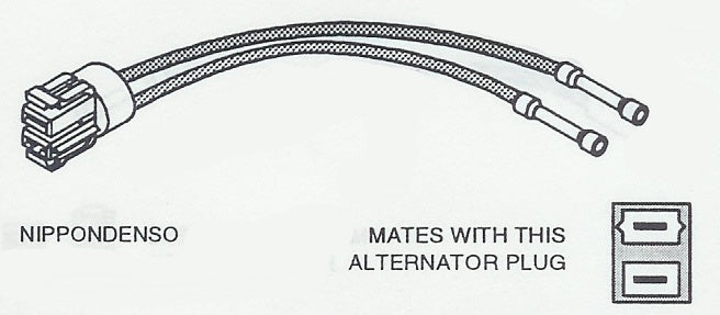 # C1500, Repair Connector, Voltage Regulator, Nippondenso (Denso) Alternators, IG-L or IG-N