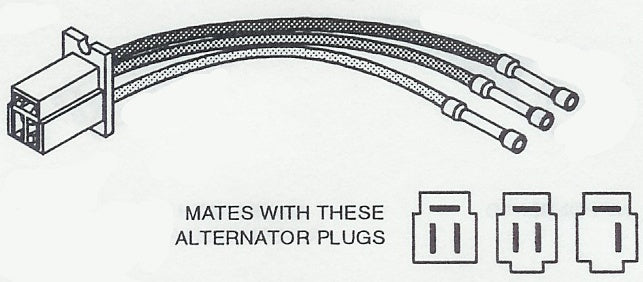 # C920 - Repair Connector, 3 Female Terminals, Multiple Japanese Alternators