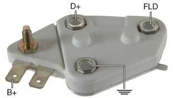 # D30 - Voltage Regulator, 24 Volt, A-Circuit, Delco 10SI, 20SI, 21SI, 22SI, 26SI, 27SI, 29SI, 30SI, 33SI, 34SI Series Alternators