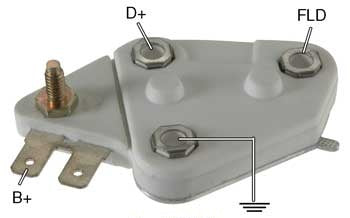 Part No. D27S1 - Voltage Regulator 12 Volt, A-Circuit, 14.0 Vset