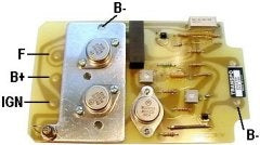 # D437P - Voltage Regulator, 24 Volt, A-Circuit, 27.5 Vset, Negative Ground, Delco 50DN Series Bus Alternators