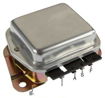 # F540SLD - Voltage Regulator, 12 Volt, B-Circuit, 14.2 Vset, Negative Ground, For Ford 1G Series Alternators