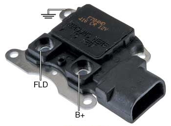 # F784HD - Voltage Regulator, Heavy Duty, 12 Volt, A-Circuit, I-S-A Terminals, 14.6 Vset, For Ford 2G Series Alternators