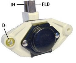 # IB360 (359117) - Voltage Regulator, Brush Holder Assembly for Bosch Alternators - 12 Volt, A-Circuit, 14.1 Volt set point