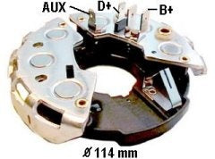 Part # IBR303 Diodes: 6-40 Ampere Diameter OD: 114 mm ���� With Trio ���� For 35-45 A Alternators FOR USE ON Audi, BMW, Ford, Mercedes, VW