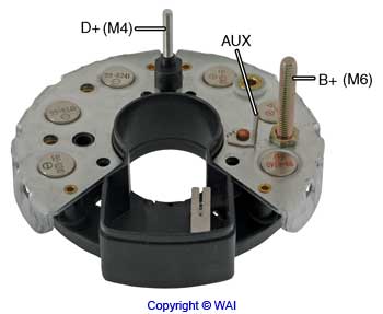 # IBR319 - Bridge Rectifier, 12 Volt, Bosch 489 Series Alternators