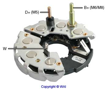 # IBR322 - Bridge Rectifier, 12 Volt, For Bosch 488 Series Alternators