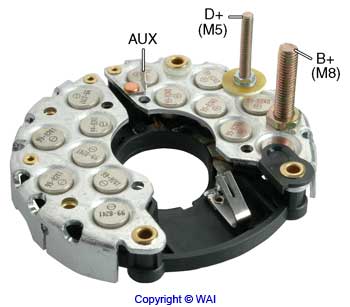 # IBR337 - Bridge Rectifier, 12 Volt, For Bosch 469 Series Alternators
