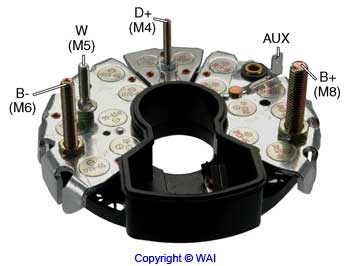 # IBR341 - Bridge Rectifier, 12 Volt, For Bosch 469 Series Alternators