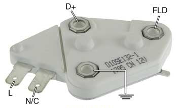 # D10SE12 - Self Exciting (one wire) Voltage Regulator for 10si, 12si, 15si, 17si, & 27si Series Alternators