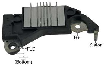 # D702XHD - Voltage Regulator For Delco CS121D, CS130D Alternators Used On Buick, Cadillac, Chevrolet, GMC, Isuzu, Oldsmobile, Pontiac, Saturn