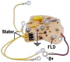 Part # D812 - Voltage Regulator for Delco-Remy 25Si Alternator