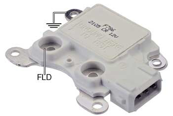 # F786 - Voltage Regulator, 12 Volt, A-Circuit, I-S-A Terminals, 14.6 Vset, w/ LRC, For Ford 3G Series Alternators