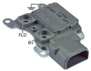 # F794 - Voltage Regulator, 12 Volt, A-Circuit, I-S-A Terminals, 14.6 Vset, w/o LRC, For Ford 3G Series Alternators