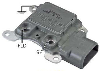 # F794HD - Voltage Regulator, 12 Volt, A-Circuit, I-S-A Terminals, 14.6 Vset, w/o LRC, For Ford 3G Series Alternators