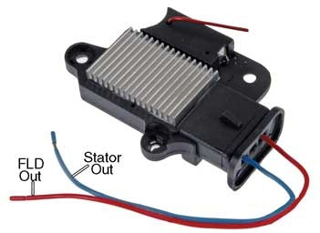 Part # F796BNC Regulator / Brush Holder Conversion Adapter 12 Volt, Converts A-Circuit Systems to Externally Regulated B-System