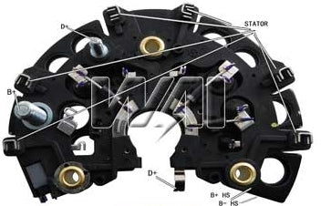 # IBR838  - Bosch type Bridge Rectifier for Basch 130 amp alternator