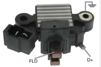 Part # IH246 - Voltage Regulator / Brush Holder Assembly For Hitachi Type Alternators On Subaru Applications