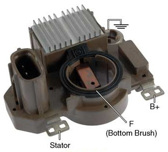 # IM381 - Voltage Regulator  / Brush Holder Assembly. Mitsubishi Alternators Used On: (2003-99) Chevrolet, Suzuki