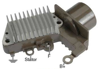 # IN277 - Voltage Regulator for Nippondenso (Denso) Alternators Used On Mercury Marine Outboard - 12 Volt, A-Circuit, S-IG-L Terminals