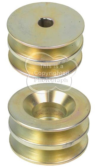 # QS20216003 - Pulley, 2-Groove V-Belt, For Leece Neville, Motorola Alternators, has  3.2mm keyway