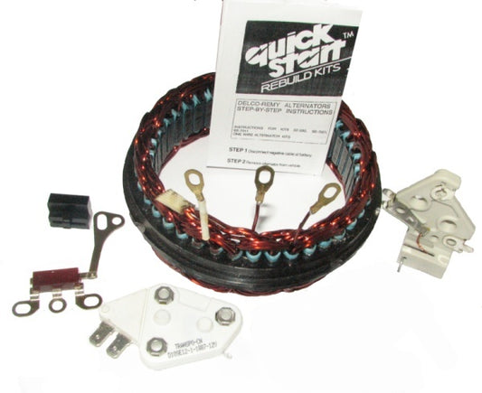 10Si Series 80 Amp Self Exciting (One Wire) Alternator Upgrade/Repair Kit