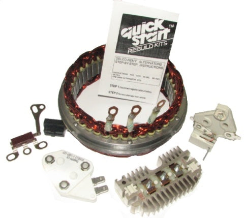 Part # SE7011  Delco Remy Type 35-65 Amp  to 105 Amp 10Si & 12Si Series Self Exciting (One Wire) Alternator Upgrade Kit